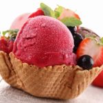 Helados de Fresa bio
